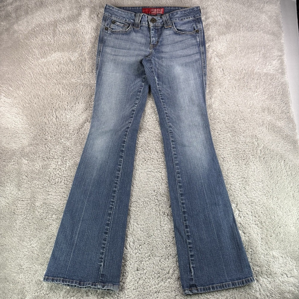 Guess Jeans Vintage Womens 29 Y2K Sweetheart Flare Bootcut Low Rise Stretch
